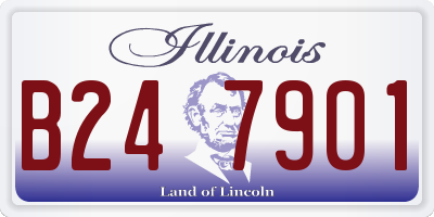 IL license plate B247901
