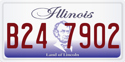IL license plate B247902