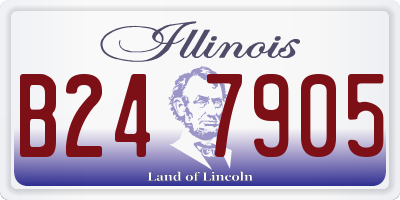 IL license plate B247905