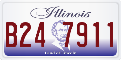 IL license plate B247911