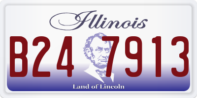 IL license plate B247913