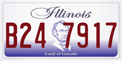 IL license plate B247917