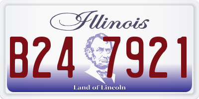IL license plate B247921