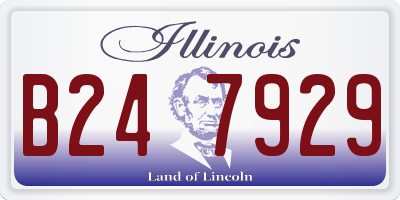 IL license plate B247929