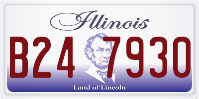 IL license plate B247930