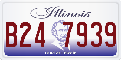 IL license plate B247939