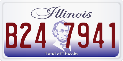 IL license plate B247941
