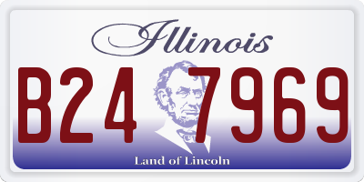 IL license plate B247969