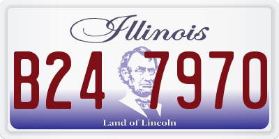 IL license plate B247970