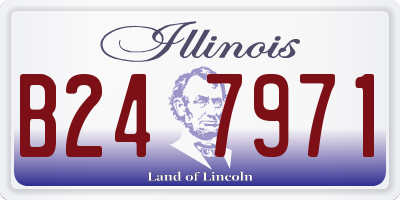 IL license plate B247971