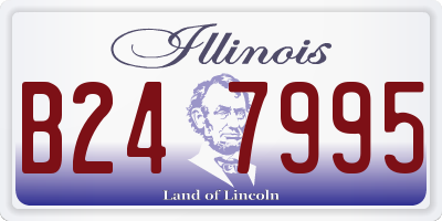 IL license plate B247995