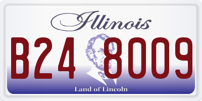 IL license plate B248009