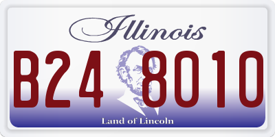 IL license plate B248010