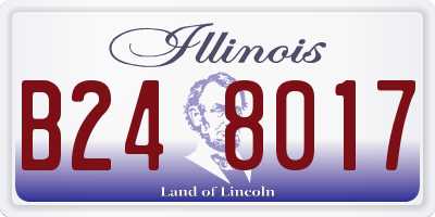 IL license plate B248017
