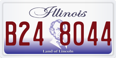 IL license plate B248044