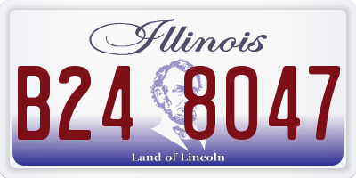 IL license plate B248047