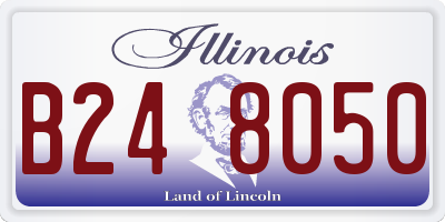 IL license plate B248050