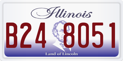 IL license plate B248051