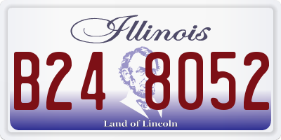 IL license plate B248052