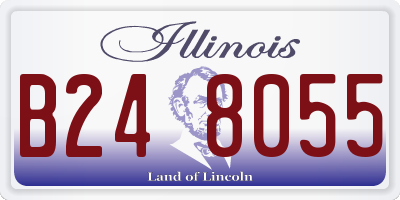IL license plate B248055