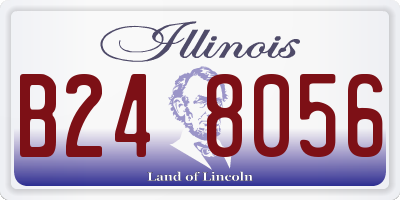 IL license plate B248056