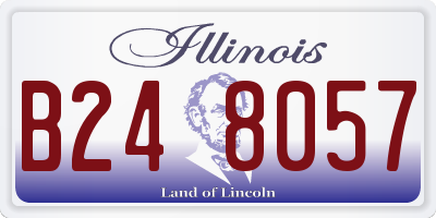 IL license plate B248057