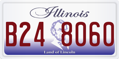 IL license plate B248060
