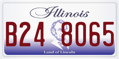 IL license plate B248065