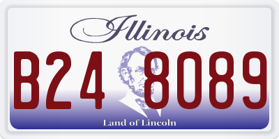 IL license plate B248089