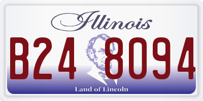 IL license plate B248094