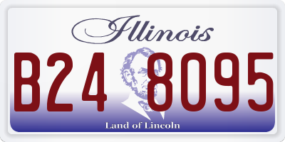 IL license plate B248095