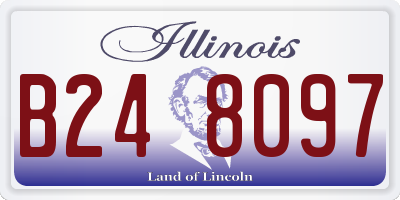 IL license plate B248097