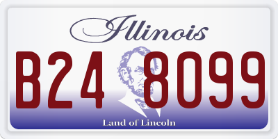 IL license plate B248099