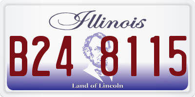 IL license plate B248115