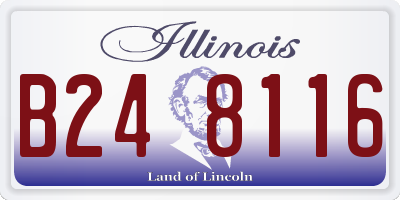 IL license plate B248116