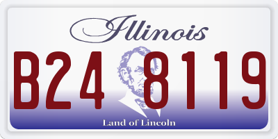 IL license plate B248119