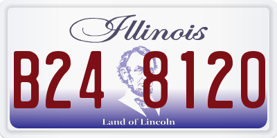 IL license plate B248120