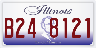IL license plate B248121