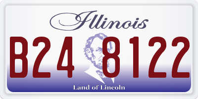 IL license plate B248122