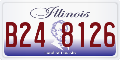 IL license plate B248126