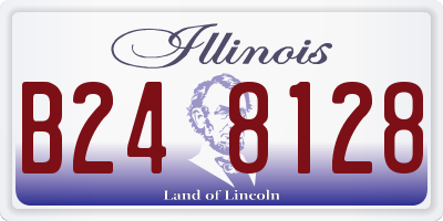 IL license plate B248128