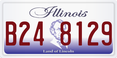 IL license plate B248129