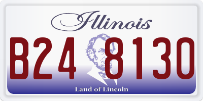 IL license plate B248130