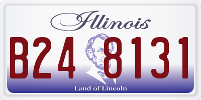 IL license plate B248131