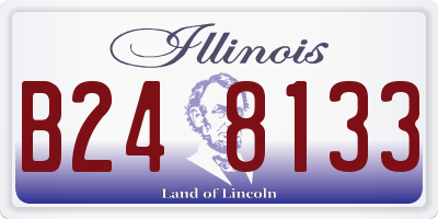 IL license plate B248133