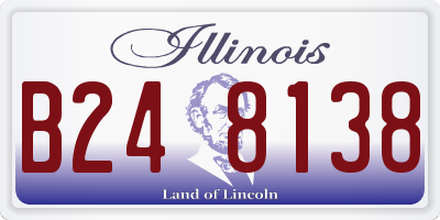 IL license plate B248138