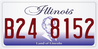 IL license plate B248152
