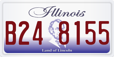 IL license plate B248155
