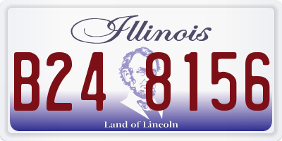 IL license plate B248156