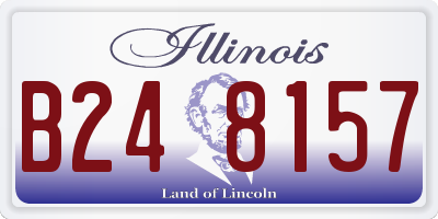 IL license plate B248157